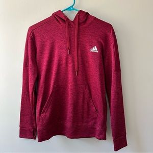 Red Adidas Climawarm Hoodie